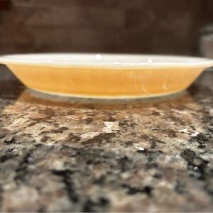 Anchor Hocking Fire King Peach Lustre Pie Plate